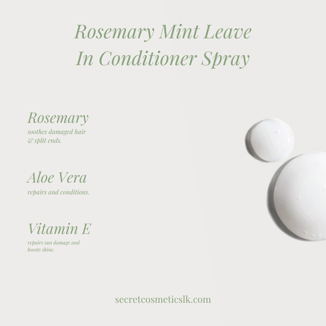 Rosemary Mint Leave In Conditioner Spray