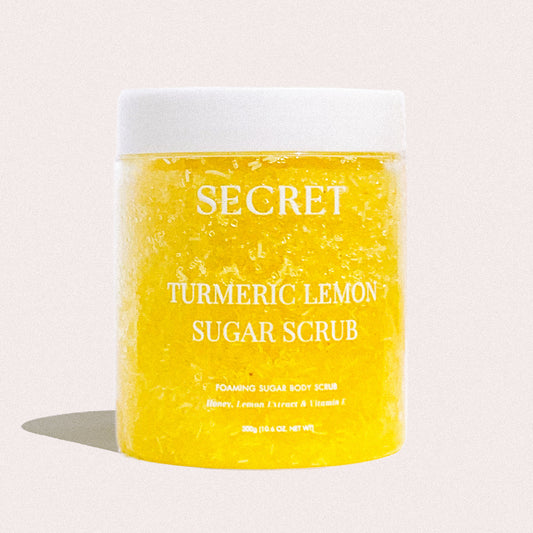 Turmeric Lemon Sugar Body Scrub